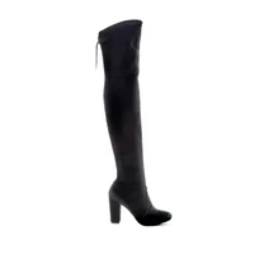Chinese laundry mystical over the knee boot in suedette black size 7.5